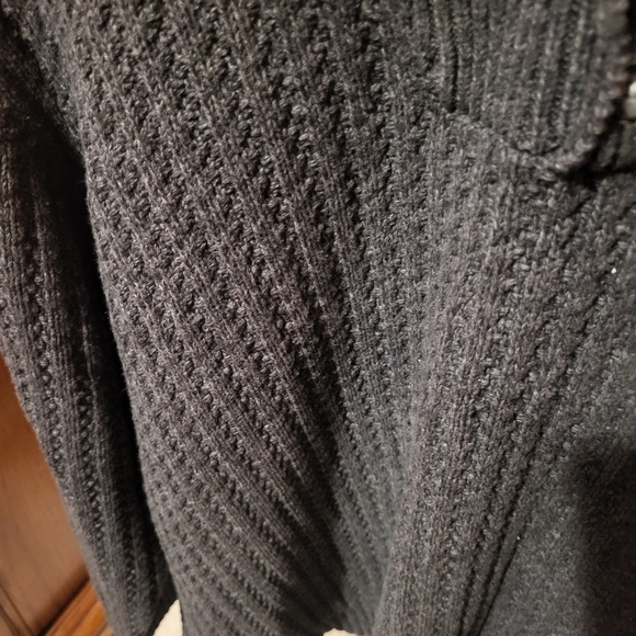 Eddie Bauer Fisherman Style Gray 100% Cotton Henley Style Sweater Size XXL - Picture 5 of 5